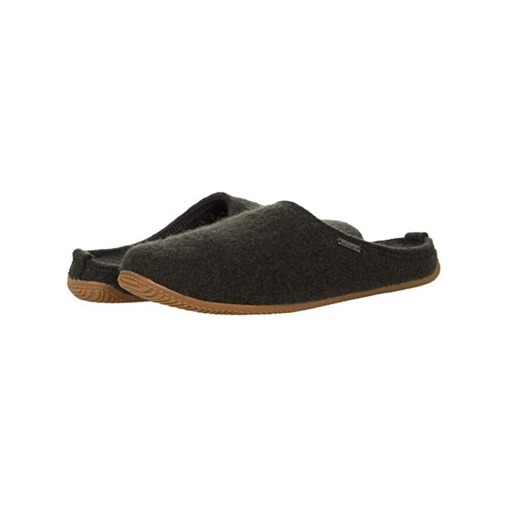 Living Kitzbuhel Kitzbuehler Hardsole Dark Forest Wool Slippers EU 36